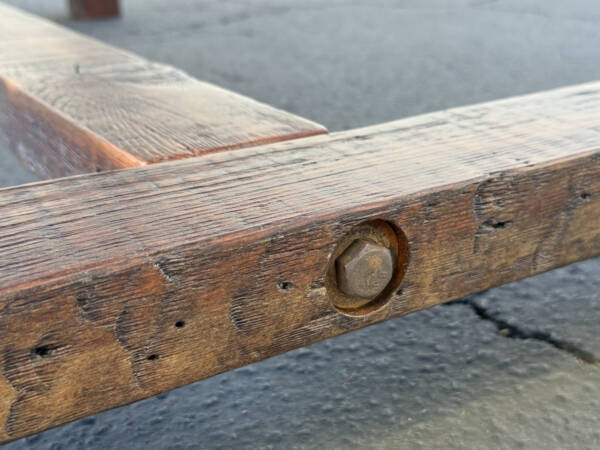 Reclaimed Wood Farmhouse Table - Image 7