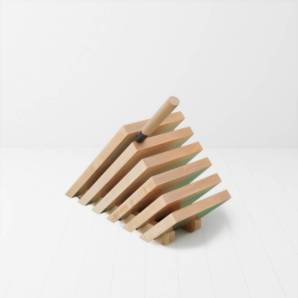 Curly Maple Knife Stand - Image 6