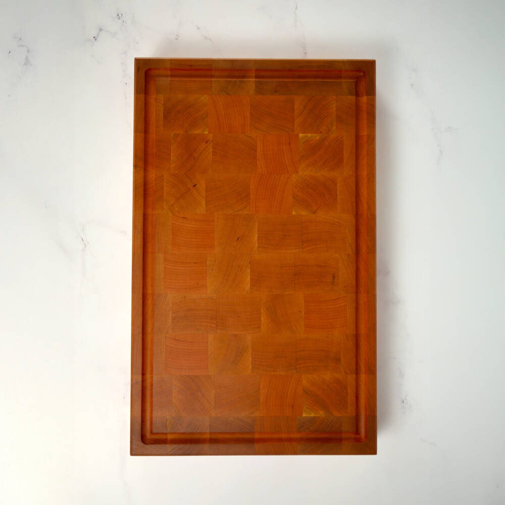 Cherry End Grain Cutting Board - Image 3