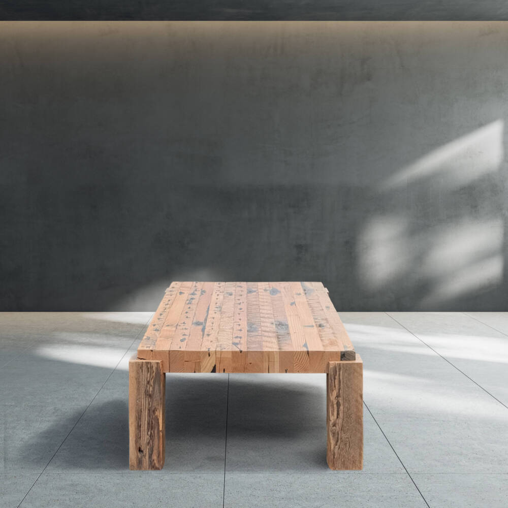 Reclaimed Wood Coffee Table - Image 5