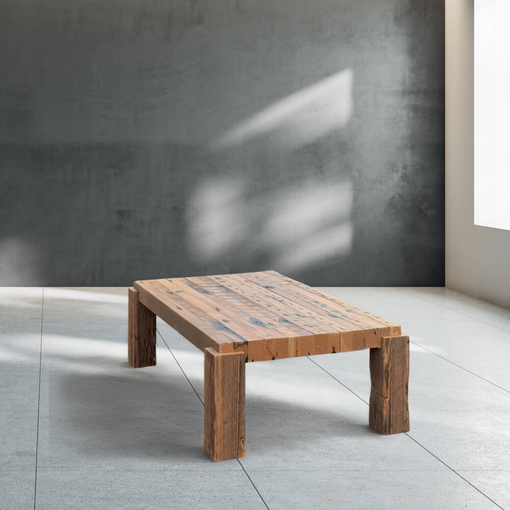Reclaimed Wood Coffee Table - Image 3