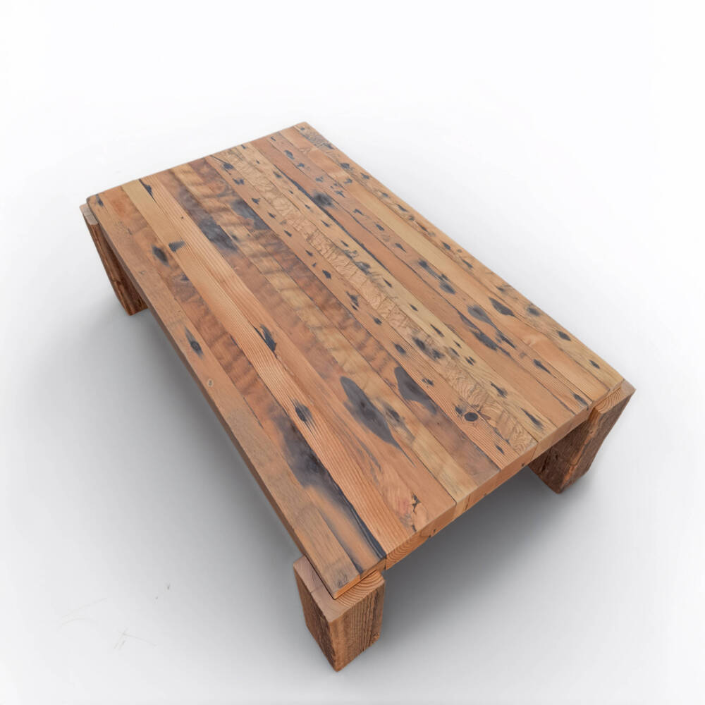 Reclaimed Wood Coffee Table - Image 6