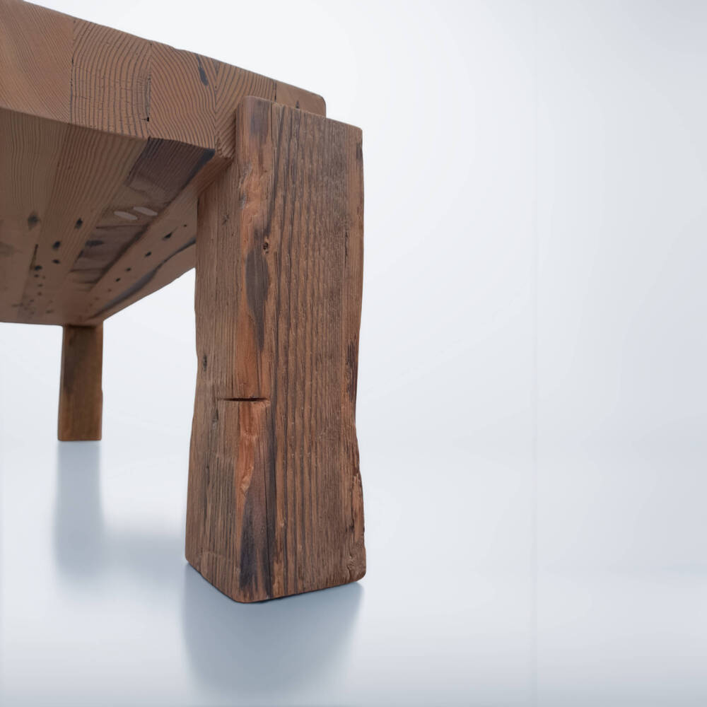 Reclaimed Wood Coffee Table - Image 7